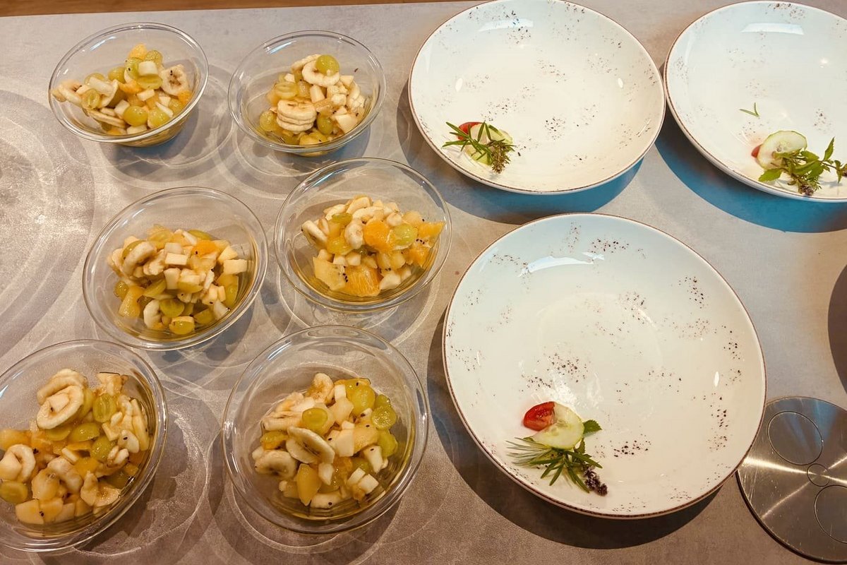 Liebevoll gestaltetes Mittagessen 